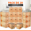 Pack de 20 Cajas de Cartón con Asas | 430x300x250 mm | Las Mejores Cajas para Mudanzas Ultraresistentes - Beyours Products