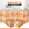 Pack de 10 Cajas de Cartón Doble para Mudanzas Muy Resistentes | 60x40x40 cm | Con Asas Reforzadas para un Transporte Fácil y Seguro - Be Yours