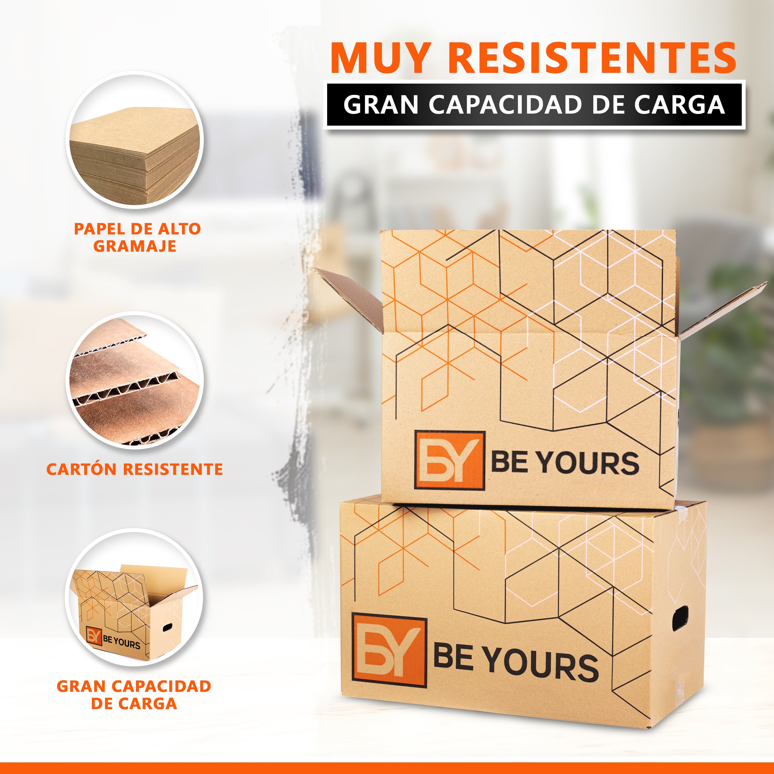 Pack 20 Cajas Carton Mudanza Grandes con Asas - 50x30x30 cm - Cajas  Almacenaje Muy Resistentes - Fabricadas en España (20)- Cajas carton mudanza  ultraresistentes. : : Oficina y papelería